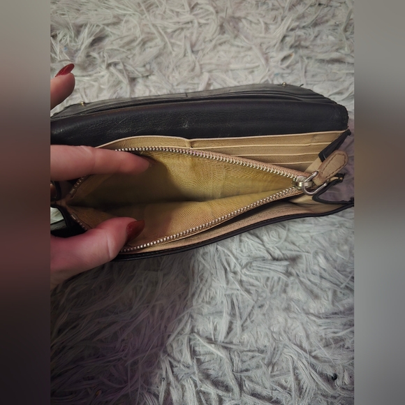 Prada Black & Silver Hardware Buckle Snap Long Wallet (EUC)(COA CARD) - Picture 7 of 12